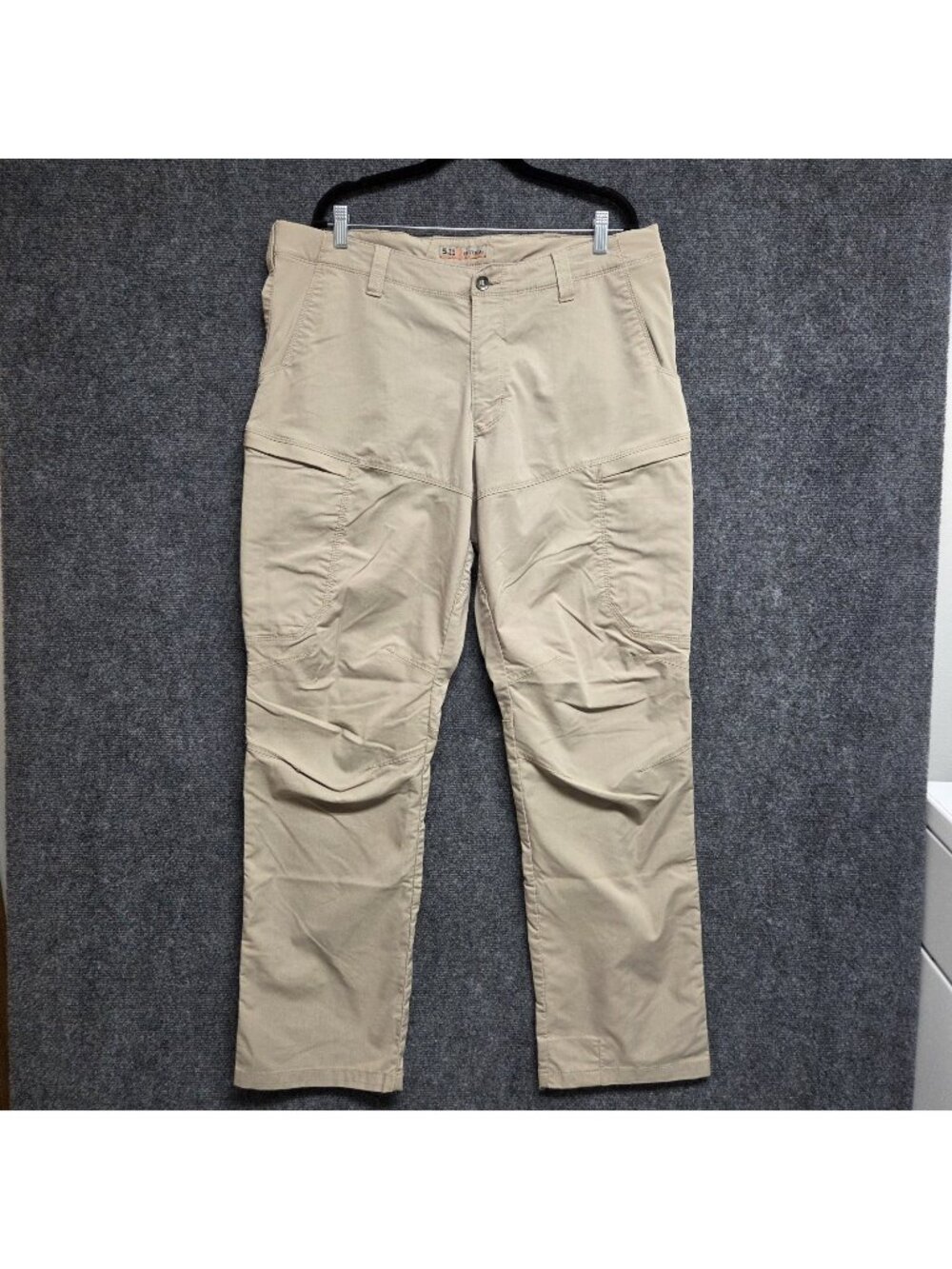 5.11 Tactical Apex Pants Mens 40x34 Khaki Tan Cargo Stretch Performance 74434